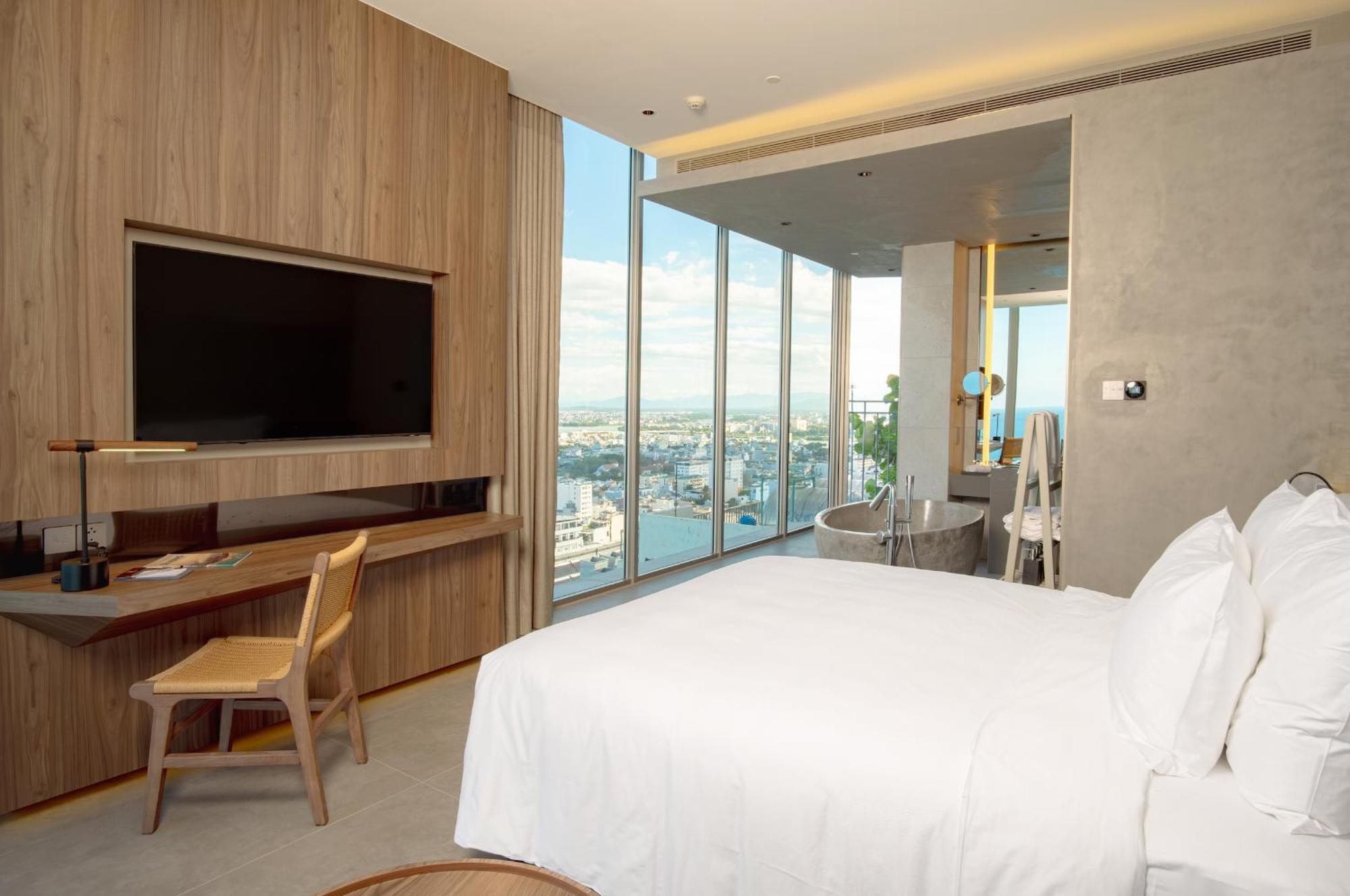 M Hotel Danang Kültér fotó A bedroom at the hotel